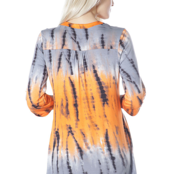 3/4 SLEEVE TUNIC DRESS SHIRT - Picture 4 of 6